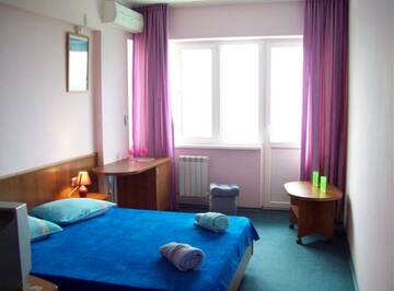 Двухместный номер с 1 кроватью и балконом, вид на море в Гостинице Небеса